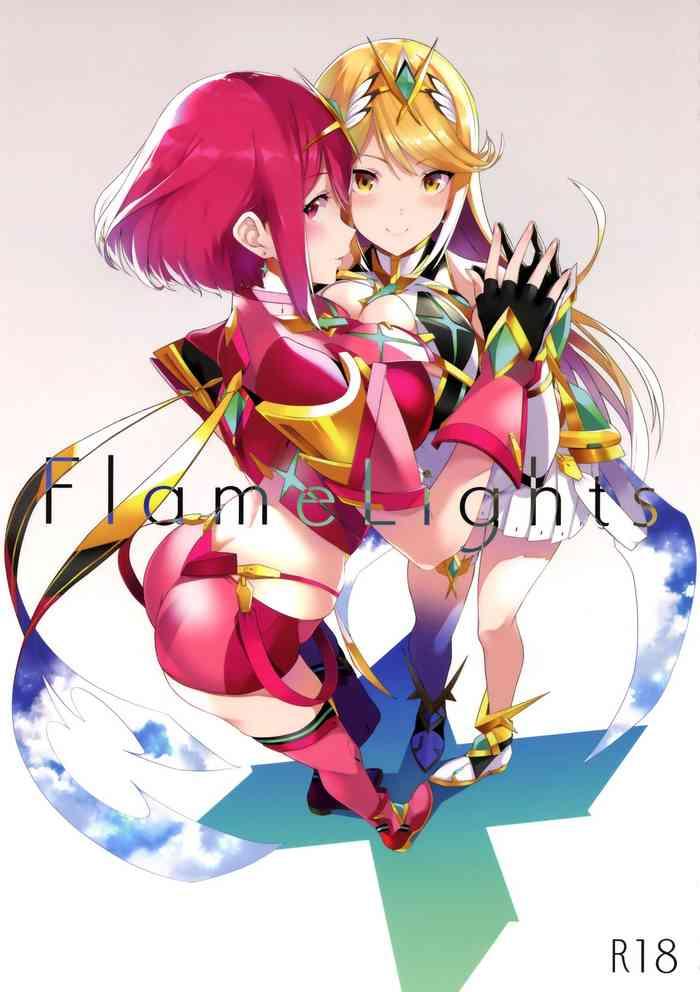 Bikini FlameLights- Xenoblade chronicles 2 hentai Cumshot