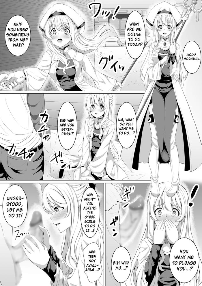 Old And Young Priestess- Goblin slayer hentai Small Tits
