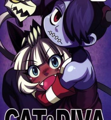 Girl On Girl CAT&DIVA- Skullgirls hentai Cums