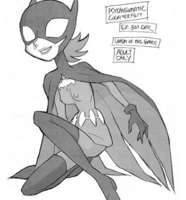Cojiendo Psychosomatic Counterfeit Ex: Batgirl- Batman hentai Cum On Tits
