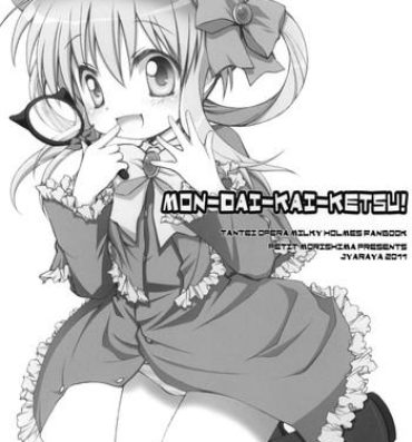 Anime (SC50) [Jyaraya (Morisaki Petit)] MON-DAI-KAI-KETSU! (Tantei Opera Milky Holmes)- Tantei opera milky holmes hentai Teen Fuck